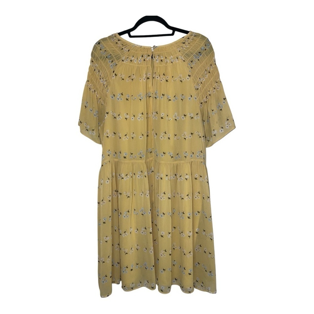 Ann Taylor Factory Yellow Floral Midi Dress - Picture 4 of 9